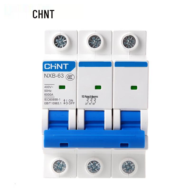 Chint NXB-63-3P-C6A Miniature Circuit Breaker