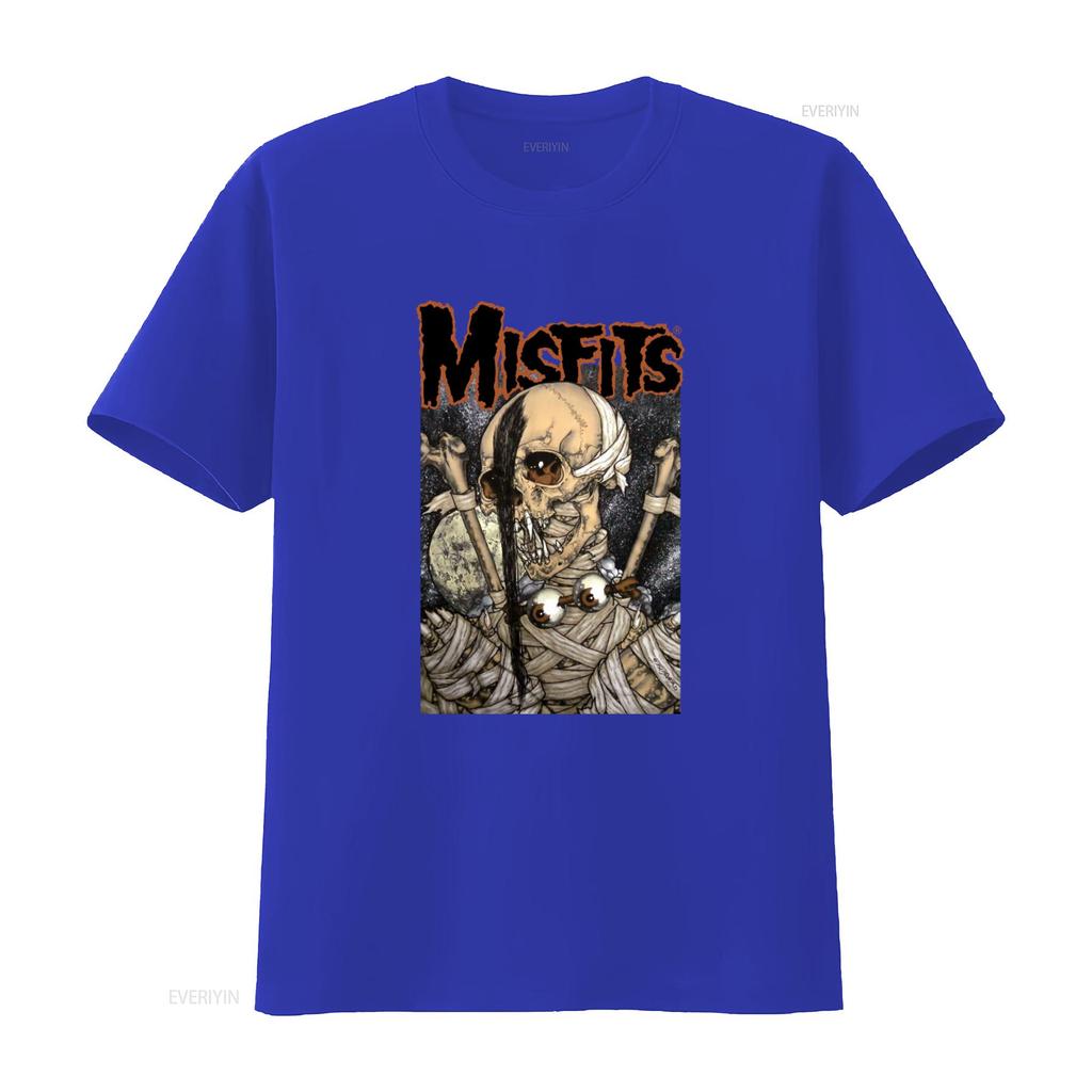 Misfits Pushead Vampire Skull T Shirt New Official Rock Band Merch vintage Washed Stylish homme Unisex Comfortable graphic