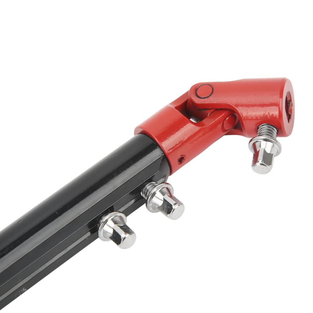 Drum Drive Shaft Replacement Part Standard Size Metal Double Pedals Rod, Wear-resistant (Black)