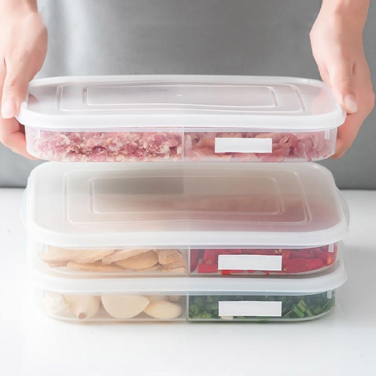 Контейнер для еды с 4 отделениями для хранения продуктов и специй с герметичной крышкой для сохранения свежести