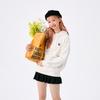 New MLB New York Yankees Basic Collection SS25 Sweatshirt Unisex Ivory 3AHDB0151-50CRS
