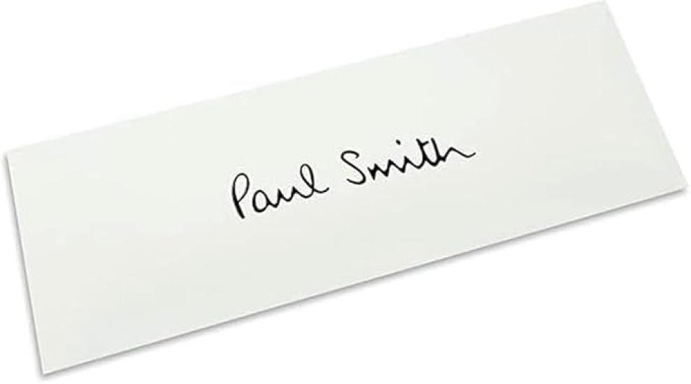 Галстук Paul Smith, ширина 8 см, В полоску, Розово-серый мультиполоска [Б/у]