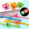 Glowing Spinner Watch Antistress Toy Funny Party Dressing Costume Accs Fidget Wristband Toy Novelty Anxiety Reduce Gag Multicolor