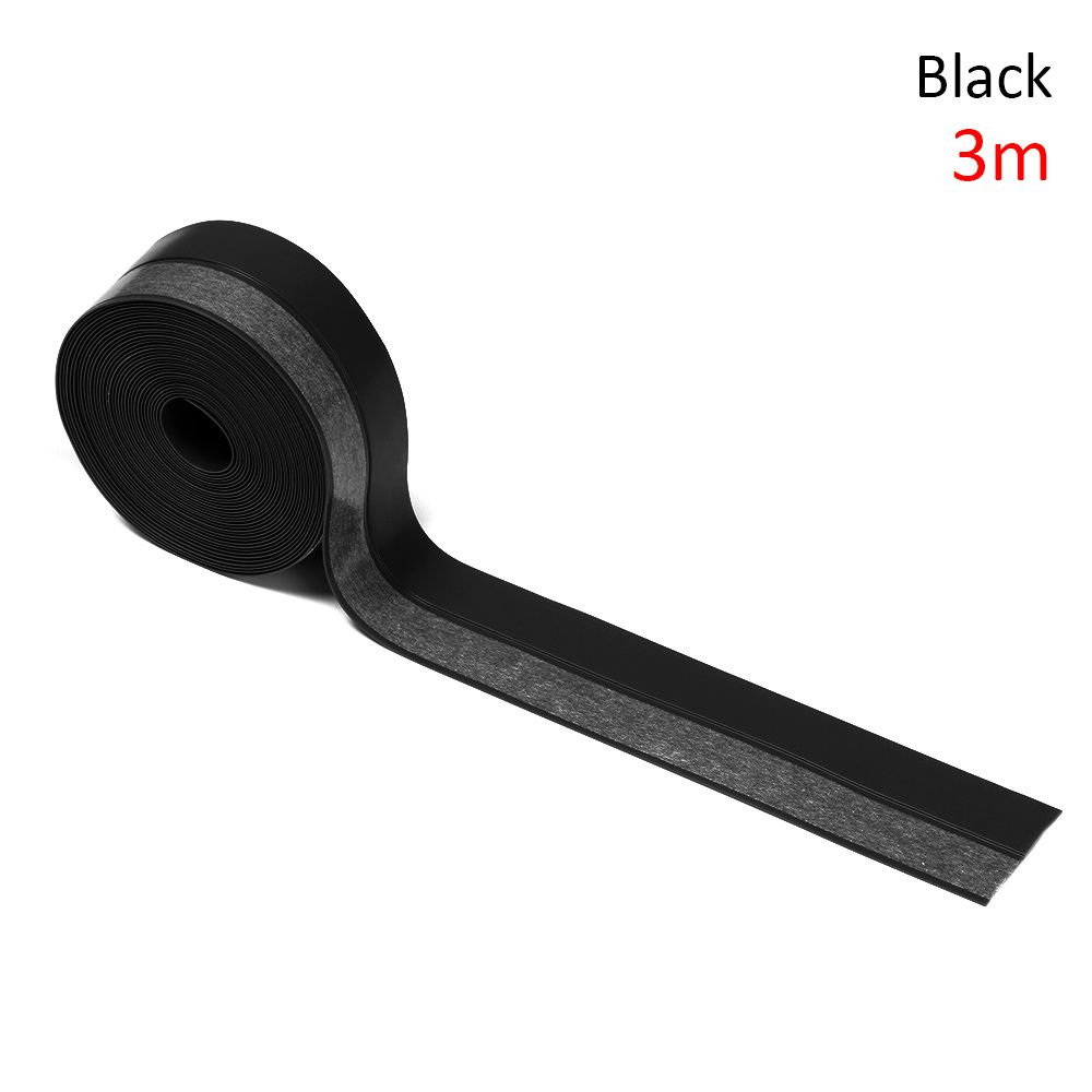 1м/3м/5м Домашний Декор Лента для Дверей и Окон Ванная Комната Защита от Плесени Уплотнительная Лента Силиконовая Резина Наклейка на Стену