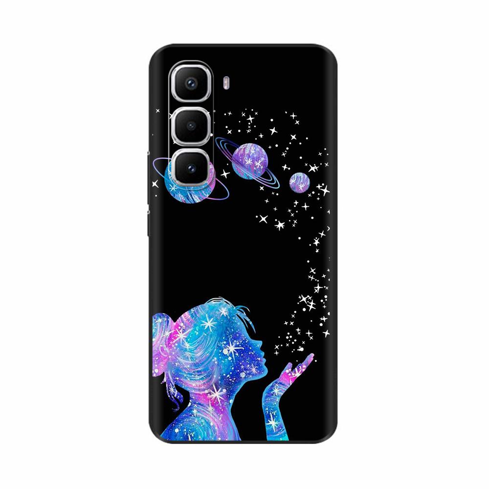 Чехол для Infinix Hot 60 Pro Plus Популярный Чехол с Цветком в Форме Сердца Мягкий ТПУ Силиконовая Задняя Крышка Для Телефона Infinix Hot 60i Hot60 Pro