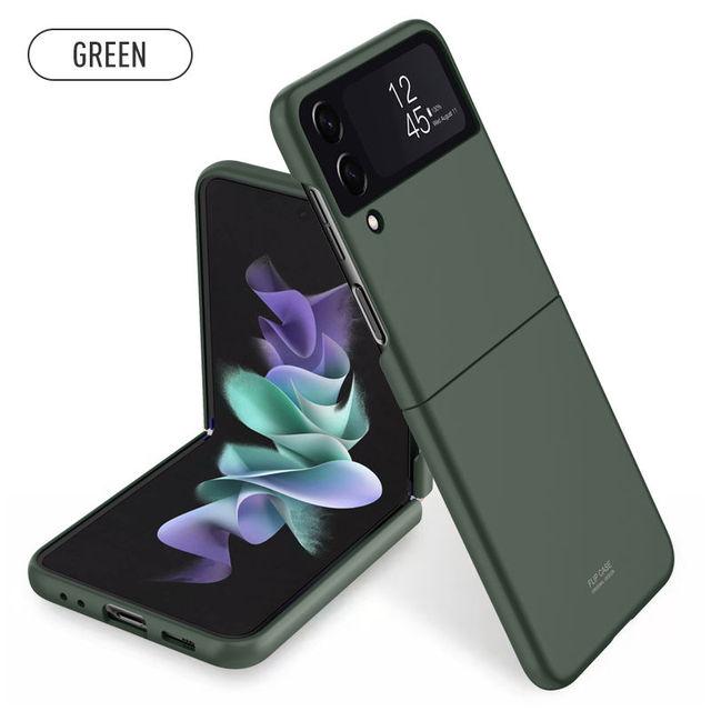 Для Samsung Galaxy Z Flip 4 модный скраб для кожи чехол для мобильного телефона с точным вырезом ультратонкий складной чехол