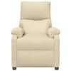 Maison Exclusive - Fauteuil électrique de massage Crème Tissu