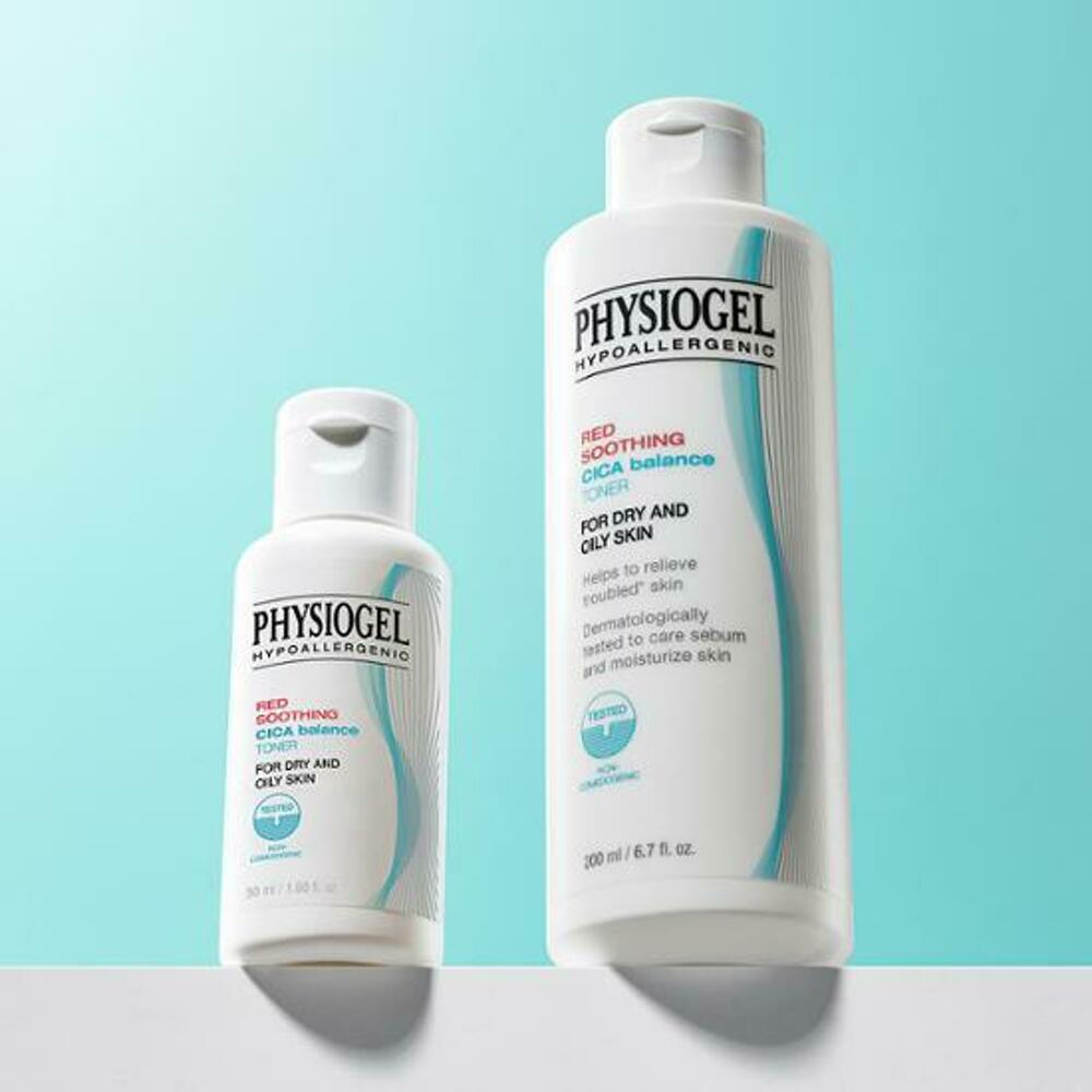 Physiogel Красный успокаивающий тоник Cica Balance 200 мл, специальный набор (+50мл)