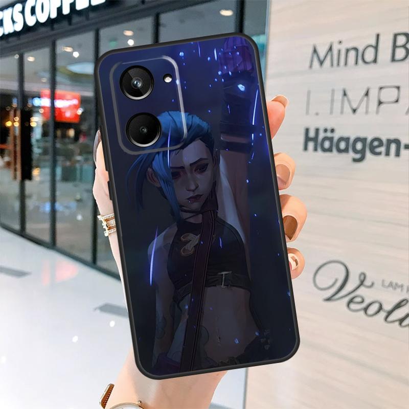 Чехол для телефона Realme C30 C11 C15 C21Y C25 C33 C35 C55 GT Neo 3T 2T 5 3 8 9 10 11 Pro Plus с изображением Arcane Jinx Vi