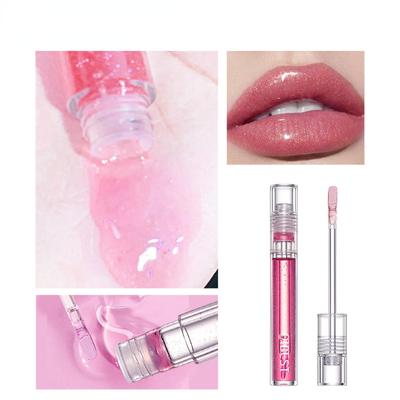 Водный блеск для губ Mirror Glass Lip Glaze Увлажняющая и увлажняющая водная блеск для губ