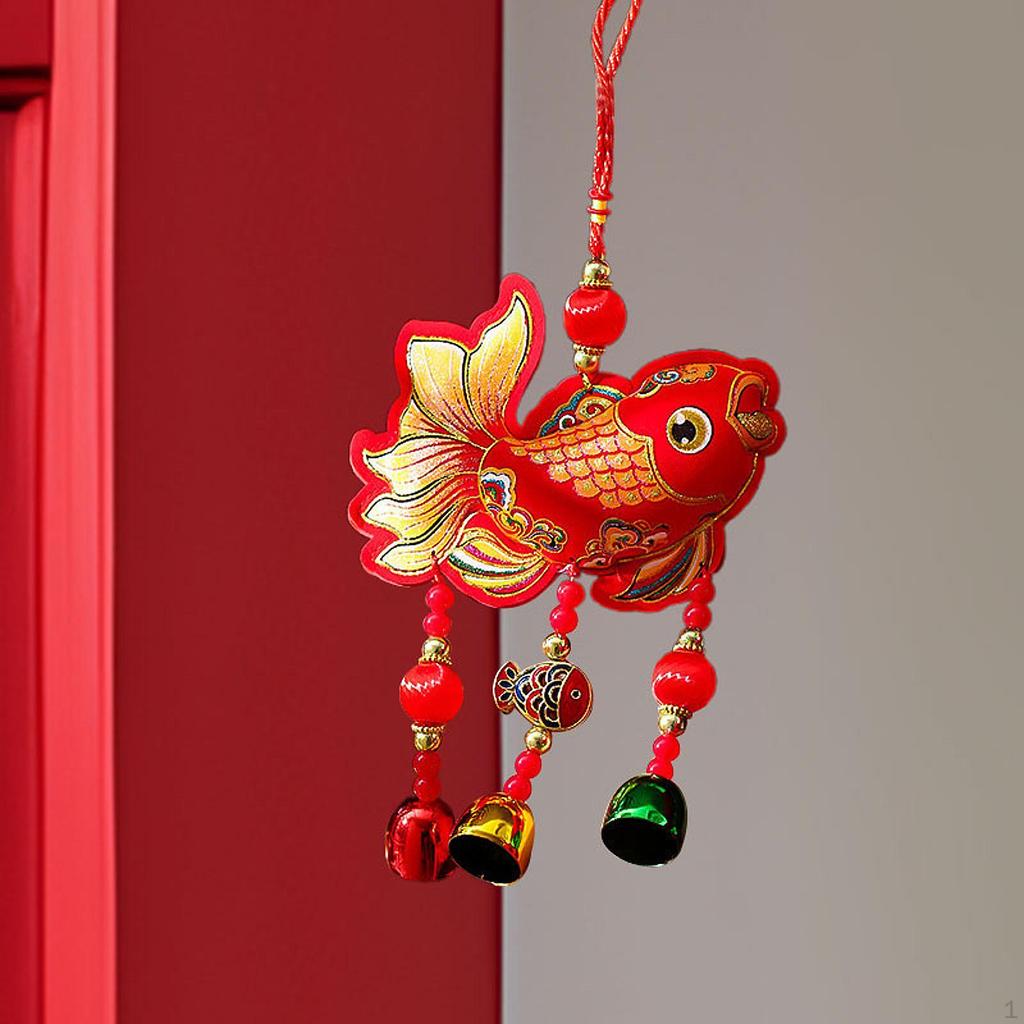 Китайский декор на год в виде колокольчика ветра фэншуй талисман благословение подвесное украшение весенний фестиваль