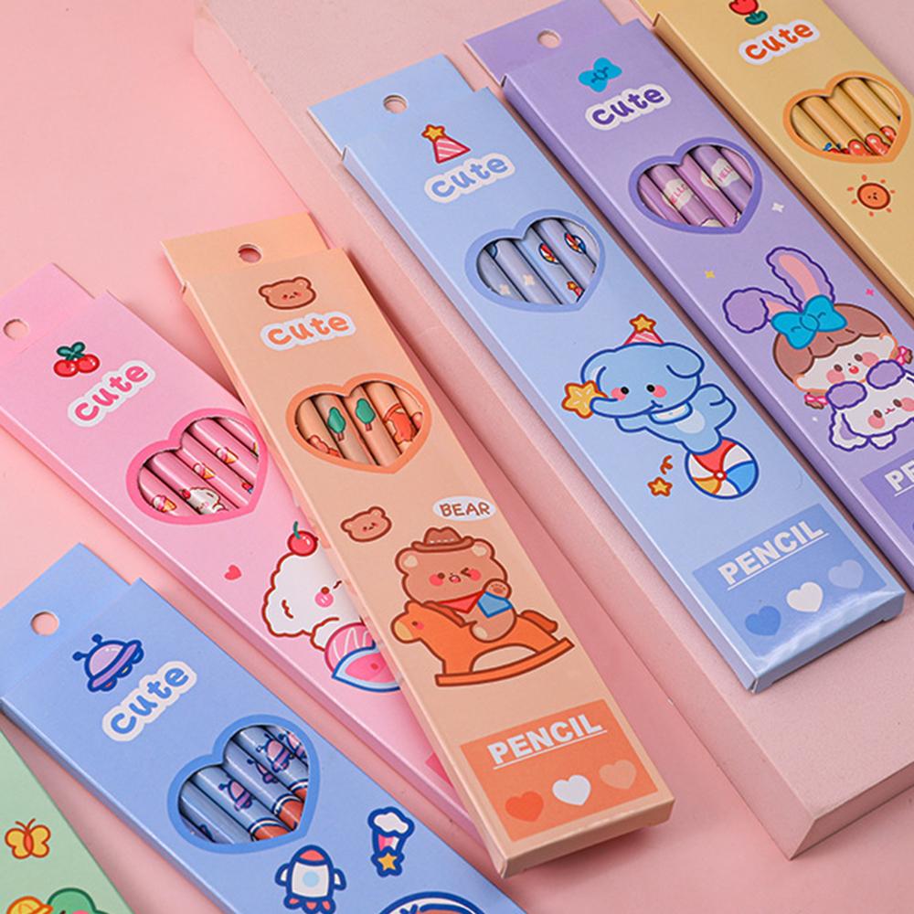 1 набор из 6 предметов Милый милый питомец HB канцелярские принадлежности школьные офисные принадлежности подарок ученику приз креативный кавайный карандаш