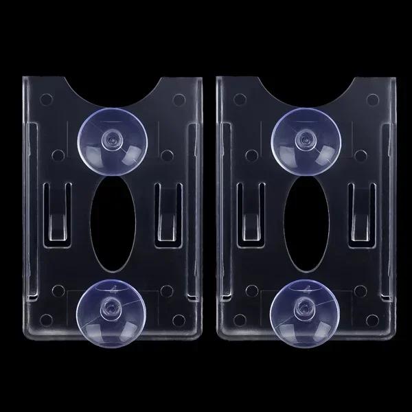 Автомобильный карман для карточки, держатель для парковочного талона на присоске, зажим, автомобильный крепеж, органайзер для парковочной карты на лобовое стекло, наклейки, чехлы для ID/IC-карточек