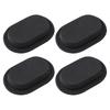 4 Pcs Floor Pan Drain Plugs Rubber Oval Plugs For Jeep Wrangler JK JL 2014-2023