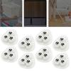 8Pcs Caster Wheel Easy Glide Self Adhesive 360 Degree Rotation Effortlessly Move Appliance Mini Wheels