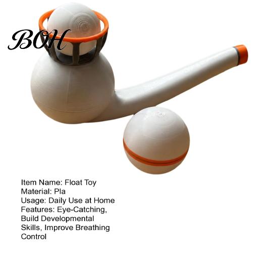 Interactive Play Toy Floating Ball Blower Toy, 3D Printed Bernoulli Physics Game, Coordination Development Breath Control Training for Kids,
