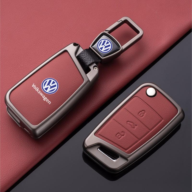 Valve Stems Caps Car Key Case Cover Holder Shell Fob Protection For VW Volkswagen Polo Tiguan MK2 Passat B5 B6 B7 Golf 5 6 7 MK6 zd6