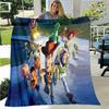 1pc Toy Story Printing Blanket - Soft, All-Season Throw for Living Room, Bedroom,Personalized Gift with Adorable Cartoon Design