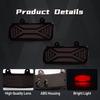 Rear Bumper Reflector Lights For Honda CRV CR-V 2015 2016 LED Driving Brake Warning Dynamic Turn Signal Lamps Car Accessories