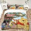 Winnie Pooh Adventure Print 3Pcs Bedding Setduvet Cover With 2 Bedropillowcase Home Birthday Gift