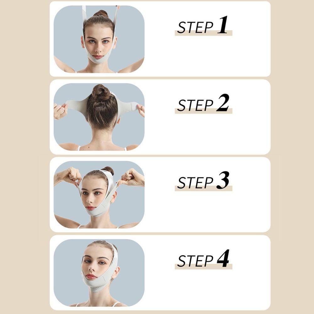 Adjustable Facial Lifting Strap Resuable Face Lift Band Portable Face Lifting Belt  Skin Care