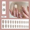 Petals False Nails Long Oval Nail Tips Manicure Press on Nails  Women