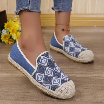 Модная женская обувь на плоской подошве Весенне-осенние дышащие кроссовки Спортивная обувь класса люкс Повседневные лоферы ручной работы Летняя обувь из соломы для женщин