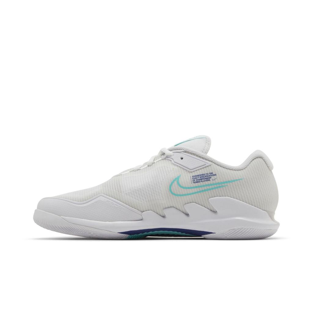NikeCourt Air Zoom Vapor Pro 'White Dynamic Turquoise' (Unisex) White / Light Bone / Deep Royal Blue / Dynamic Turquoise Tennis Shoes CZ0220 141