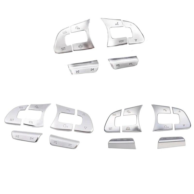 Интерьер автомобиля Многофункциональный руль ACC Кнопка переключения громкости Декоративные кнопки наклейки подходят для VW Golf 7 MK7 Passat B8