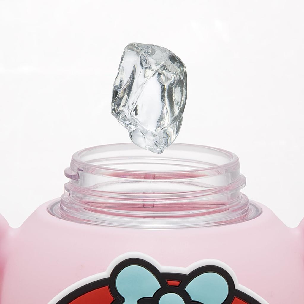 Skater Straw Bottle with Rubber Lock Shoulder My Love Mascot, 650ml, One-Push Open, Function, Handle, Strap, Sanrio, Melody, Everyday, PRMC7ST-A