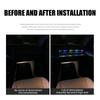10 в 1 Светодиодная акриловая световая полоса для автомобиля RGB Симфония Автомобильные внутренние полосовые огни Управление с пульта/приложения Декоративная атмосферообразующая лампа
