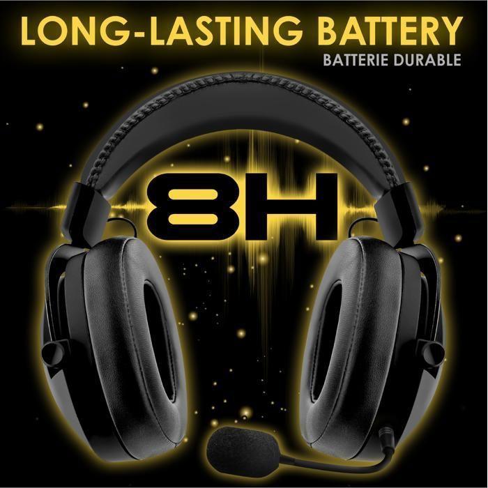 Игровая гарнитура - EMPIRE GAMING - WarCry P-W2 - RGB - Беспроводная 2,4 ГГц - Съемный микрофон