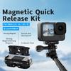 Магнитный адаптер-крепление с быстрым отсоединением AMAGISN для GoPro Hero 12/11/10/9/8/11 Mini/Max из алюминиевого сплава, аксессуар для экшн-камеры