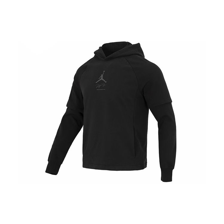 Jordan Мужская спортивная толстовка с графическим принтом Dri-Fit Черная DV9782-010