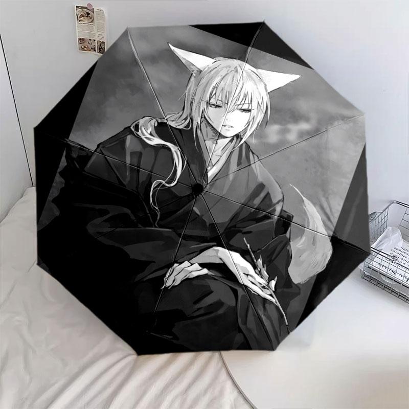 1 шт. Автоматический складной зонт - Узор Kamisama Kiss Портативный складной дизайн с 8 спицами Рождественские и Новогодние подарки