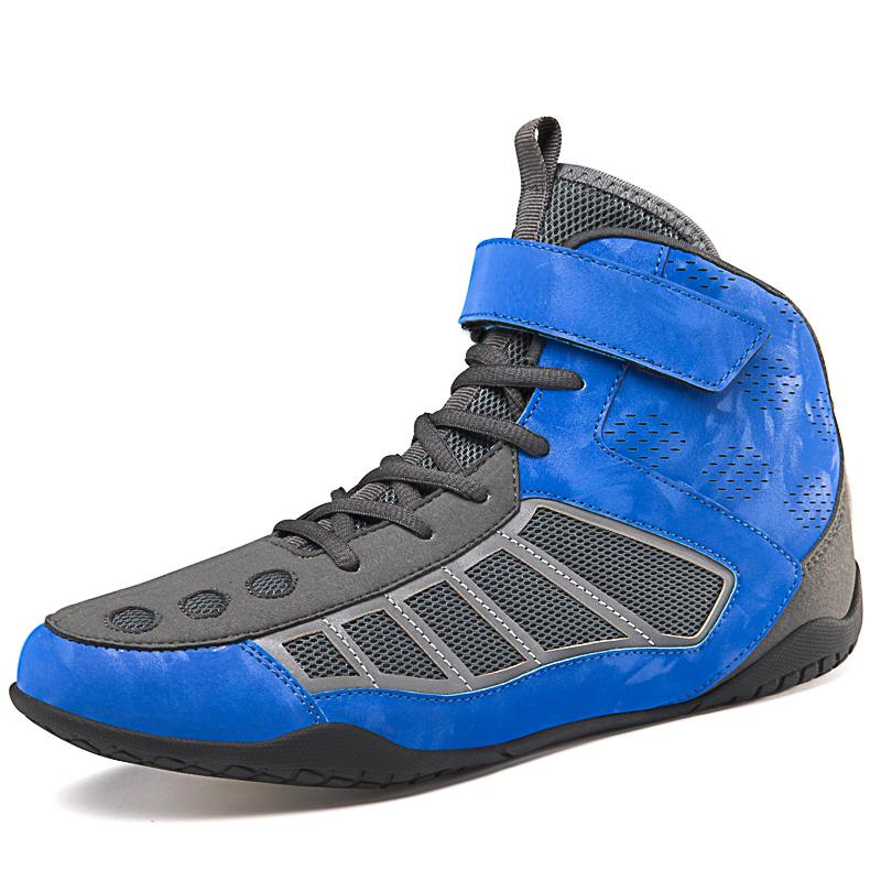 Боксерские ботинки унисекс 36-46, дышащие сетчатые ботинки большого размера, легкие боксерские ботинки, боевая тренировочная обувь, мотоциклетные ботинки