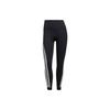 Opt Ticons 7/8 Training Striped Fitness Sports Leggings Women Bottoms Black H64211