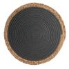 [R2509] - Cotton Placemat 'Boho' Gray Beige - 38 Cm