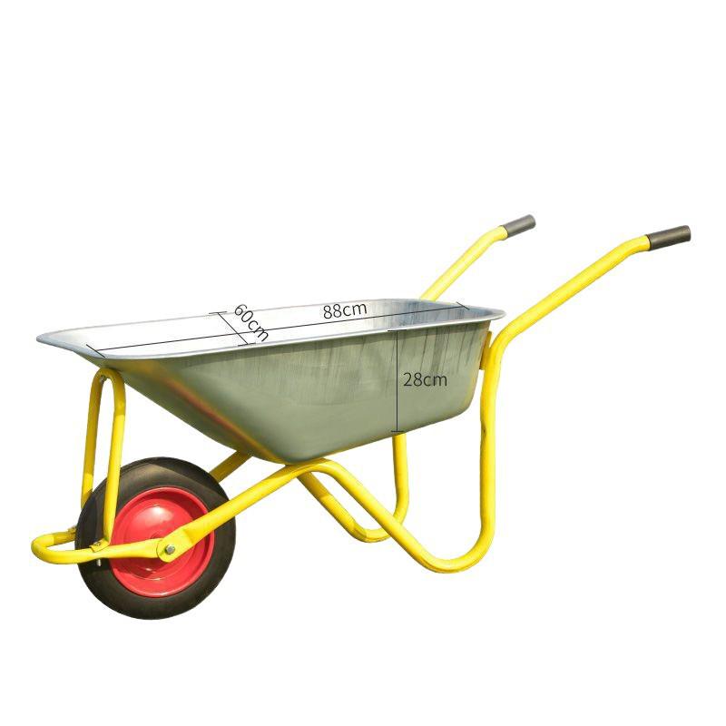 Сверхпрочная тачка для строительства и сельского хозяйства: Легкий в управлении самосвал для грязи, песка и почвы