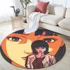 Perfect Blue2 Round Area Rug,Carpet Rug for Living Room Bedroom Sofa Playroom Decor,Non-slip Floor Mat