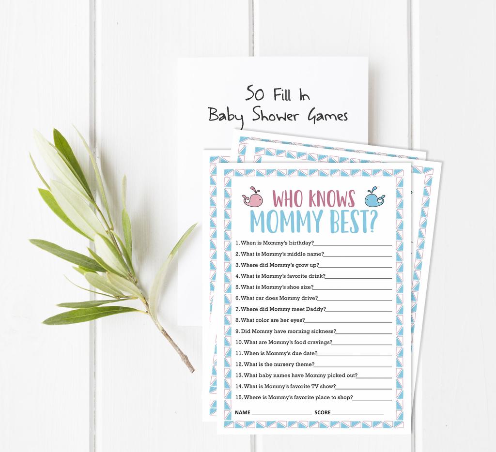 Inkdotpot 50 BabyA AlphabetA ABCA GameA Gender Reveal Baby Shower Game Ita s A Boy Ita s A Girl Party