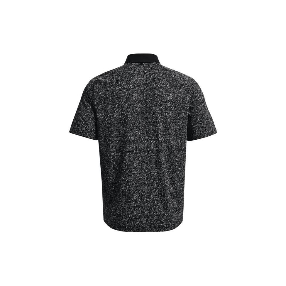 Under Armour Iso-Chill Printed Golf Polo Мужские топы Черный 1370090-002