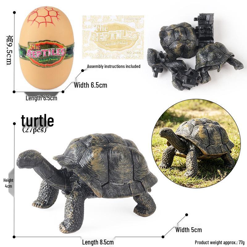 4D Stereo DIY Animal Model Kit: Eagle, Scorpion, Gecko, Rattlesnake, Spider, Lizard, Squirrel, Hedgehog