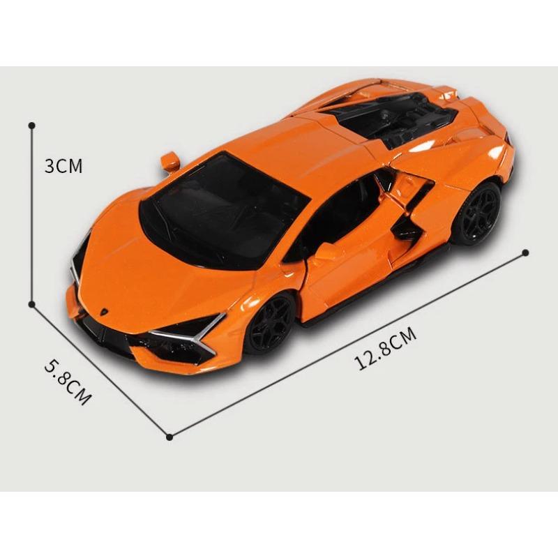 1/36 Lamborghini Revuelto Сплавная Машинка Литые и Игрушечные Транспортные Средства Модель Машинки Миниатюрная Масштабная Модель Машинки Игрушки для Детей