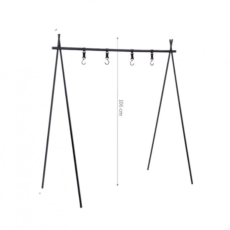 Портативная многоуровневая алюминиевая походная полка с большой вместимостью и устойчивостью