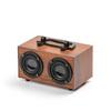 Портативная деревянная Bluetooth-колонка с сабвуфером, слотом для карты, беспроводным подключением для настольного и уличного использования