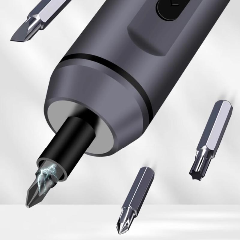 Мини-электрическая отвертка 3,6 В, небольшой набор беспроводных отверток, 3 Нм со светодиодной подсветкой для компьютера «сделай сам»