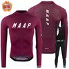 MAAP Long Sleeve Cycling Jersey Set Thermal Base Layer Road Bike Racing Training