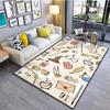 Magic Props Pattern Rug for Living Rooms Bedroom Bedside Bathroom Floor Mat Area Mat Machine Washable Non-slip Carpet Room Decor