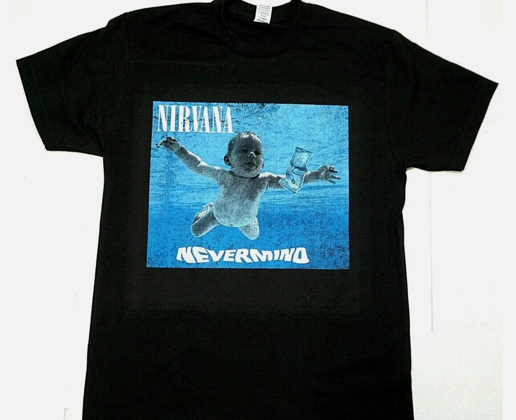 Футболка NIRVANA 'Nevermind', Гранж-рок, Футболка с Куртом Кобейном, Размеры от S до 4XL